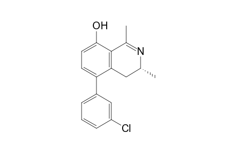 (R)-5-(3-chlorophenyl)-1,3-dimethyl-3,4-dihydroisoquinolin-8-ol
