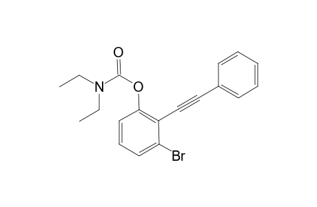 3-Bromo-2-(phenylethynyl)phenyl diethylcarbamate