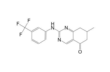 7-methyl-2-[3-(trifluoromethyl)anilino]-7,8-dihydro-5(6H)-quinazolinone