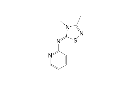 3,4-DIMETHYL-5-(2-PYRIDYLIMINO)-1,2,4-THIADIAZOLINE