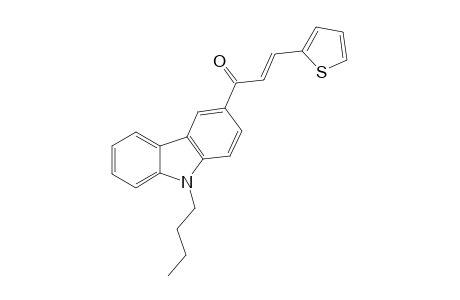 (E)-1-(9-Butyl-9H-carbazol-3-yl)-3-thiophen-2-yl-propenone