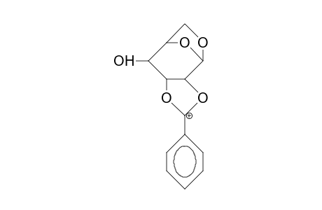2,3-O-Benzylidinium-1,6-anhydro-B-D-gulopyranose cation