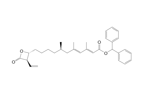 (2E,4E,7R)-11-[(2R,3R)-3-ethenyl-4-oxo-2-oxetanyl]-3,5,7-trimethylundeca-2,4-dienoic acid (diphenylmethyl) ester