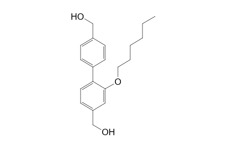 2-Hexyloxy-4, 4'-bis [hydroxymethyl]-1,1'-biphenyl