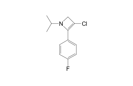 3-CHLORO-1-ISOPROPYL-2-(4-FLUOROPHENYL)-2-AZETINE