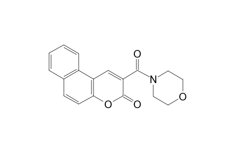 3H-Benzo[f]chromen-3-one, 1,2-dihydro-3-morpholoyl-