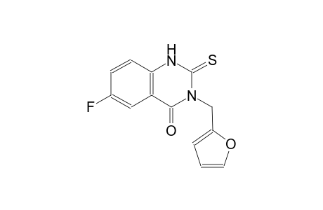 4(1H)-quinazolinone, 6-fluoro-3-(2-furanylmethyl)-2,3-dihydro-2-thioxo-