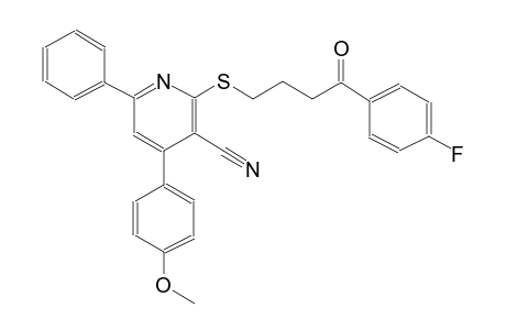 3-pyridinecarbonitrile, 2-[[4-(4-fluorophenyl)-4-oxobutyl]thio]-4-(4-methoxyphenyl)-6-phenyl-