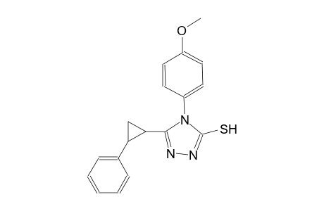 4-(4-methoxyphenyl)-5-[(1R,2R)-2-phenylcyclopropyl]-4H-1,2,4-triazole-3-thiol