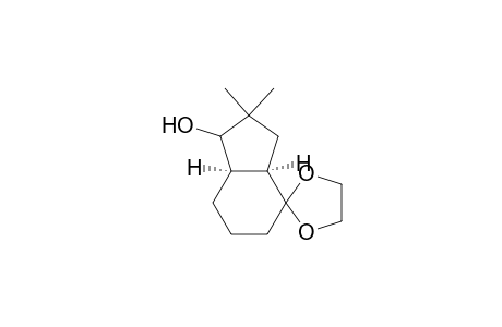 endo-7-hydroxy-8,8-dimethyl-cis-bicyclo[4.3.0]nonan-2-one-ethyleneacetal