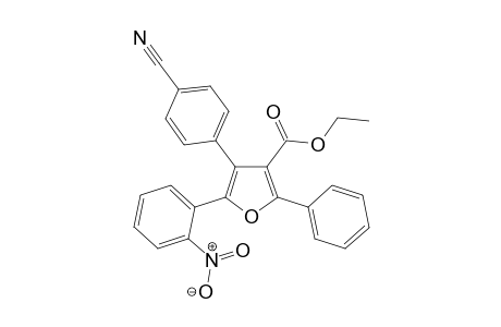 Ethyl 4-(4-cyanophenyl)-5-(2-nitrophenyl)-2-phenylfuran-3-carboxylate