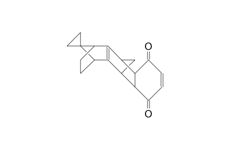 15-Spiro(1',1'-cyclopropyl)-syn, syn-pentacyclo(10.2.1.1/3,10/.0/2,11/.0/4,9/)hexadeca-2(11),6-diene-5,8-dione