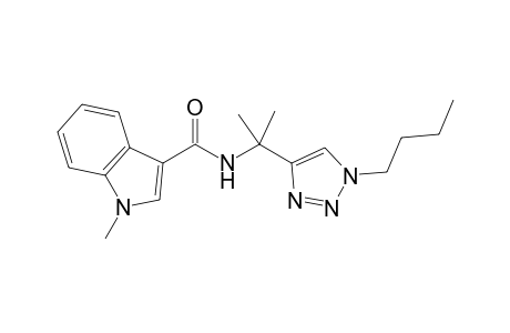 N-[2-(1-n-Butyl-1H-1,2,3-triazol-4-yl)propan-2-yl]-1-methyl-1H-indole-3-carboxamide