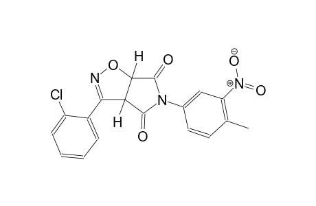 (3aR,6aS)-3-(2-chlorophenyl)-5-(4-methyl-3-nitrophenyl)-3aH-pyrrolo[3,4-d]isoxazole-4,6(5H,6aH)-dione