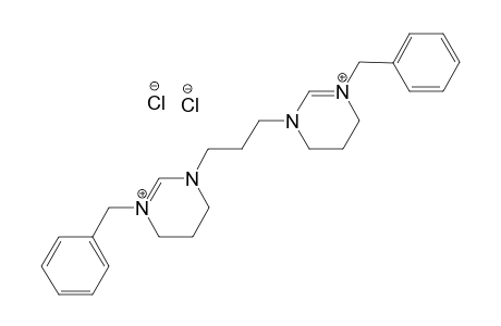 1-ETHYLENE-1'-METHYLENE-3,3'-DIBENZYLBIS-(1,4,5,6-TETRAHYDROPYRIMIDIUM)_DICHLORIDE