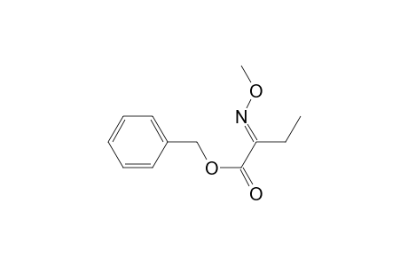 Butanoic acid, 2-(methoxyimino)-, phenylmethyl ester