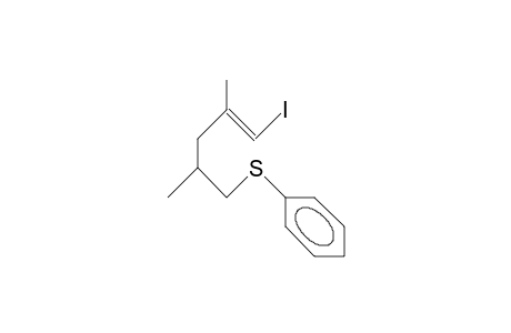 (4R)-(+)-2,4-Dimethyl-1-iodo-5-phenylthio-1-pentene