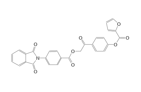 4-(2-{[4-(1,3-dioxo-1,3-dihydro-2H-isoindol-2-yl)benzoyl]oxy}acetyl)phenyl 2-furoate