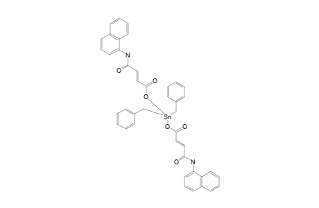 BIS-[3-(N-NAPHTHYLAMINOCARBONYL)-2-PROPENOIC-ACID]-DIBENZYL-TIN-(IV)