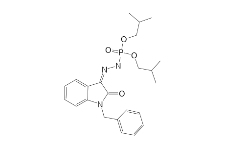 PHOSPHOROHYDRAZIDIC-ACID-N'-[1,2-DIHYDRO-2-OXO-1-(BENZYL)-3H-INDOL-3-YLIDENE]-DIISOBUTYLESTER