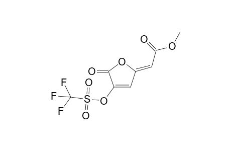 2-(Methoxycarbonylmethylene)-2,5-dihydro-4-(trilflouoromethanesulfonyloxy)furan-5-one