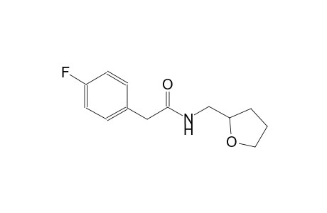 2-(4-fluorophenyl)-N-(tetrahydro-2-furanylmethyl)acetamide
