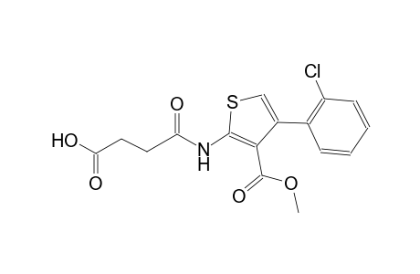 4-{[4-(2-chlorophenyl)-3-(methoxycarbonyl)-2-thienyl]amino}-4-oxobutanoic acid