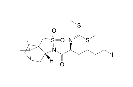 (2R)-N-{(2S)-2-{[bis(Methylthio)methylidene]amino}-6-iodohexan-1-oyl}-bornane-10,2-sultam