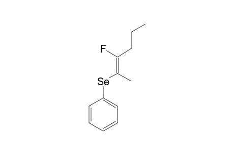(E)-3-FLUORO-2-(PHENYLSELENO)-HEX-2-ENE