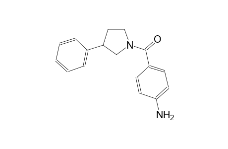Benzenamine, 4-[(3-phenyl-1-pyrrolidinyl)carbonyl]-
