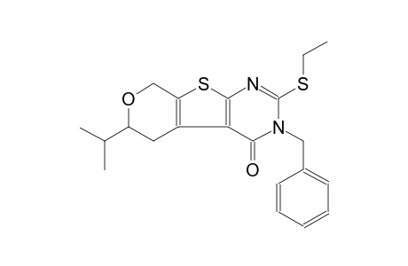 3-benzyl-2-(ethylsulfanyl)-6-isopropyl-3,5,6,8-tetrahydro-4H-pyrano[4',3':4,5]thieno[2,3-d]pyrimidin-4-one