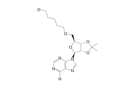 5'-O-(5-HYDROXYPENTYL)-2',3'-ISOPROPYLIDENE-ADENOSINE