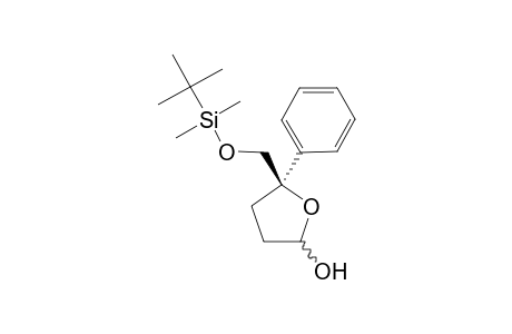 (R)-5-Phenyl-5-(tert-butyldimethylsiloxymethyl)-tetrahydrofuran-2-ol