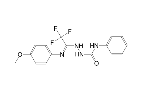 benzene, 1-methoxy-4-[[(E)-2,2,2-trifluoro-1-[2-[(phenylamino)carbonyl]hydrazino]ethylidene]amino]-