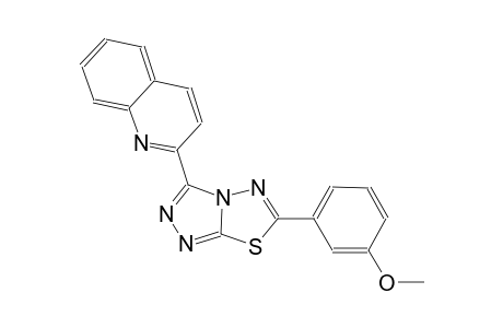 quinoline, 2-[6-(3-methoxyphenyl)[1,2,4]triazolo[3,4-b][1,3,4]thiadiazol-3-yl]-