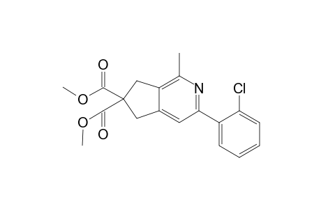 Dimethyl 5-(2-Chlorophenyl)-7-methyldihydrocyclopenta[c]pyridine-2,2-dicarboxylate