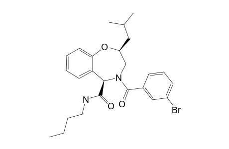 4-(3-BROMOBENZOYL)-N-BUTYL-2-ISOBUTYL-2,3,4,5-TETRAHYDROBENZO-[F]-[1,4]-OXAZEPINE-5-CARBOXAMIDE;MAJOR-ROTAMER