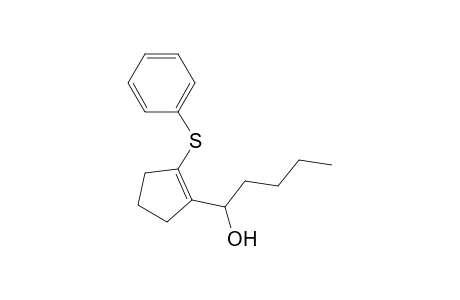 1-Phenylthio-2-(1'-hydroxypentyl)cyclopentene