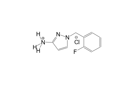 1-(2-fluorobenzyl)-1H-pyrazol-3-aminium chloride