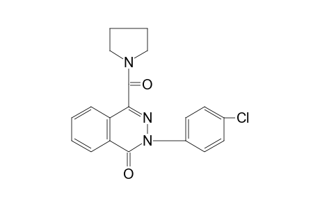 2-(p-CHLOROPHENYL)-4-[(1-PYRROLIDINYL)CARBONYL]-1(2H)-PHTHALAZINONE