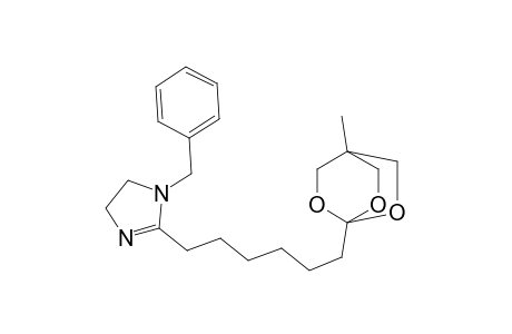 1H-Imidazole, 4,5-dihydro-2-[6-(4-methyl-2,6,7-trioxabicyclo[2.2.2]oct-1-yl)hexyl]-1-(phenylmethyl)-