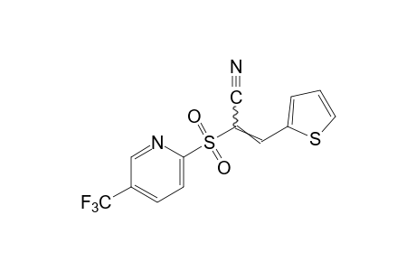 alpha-{[5-(trifluoromethyl)-2-pyridyl]sulfonyl}-2-thiopheneacrylonitrile