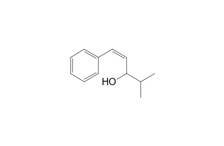 (Z)-4-methyl-1-phenylpent-1-en-3-ol