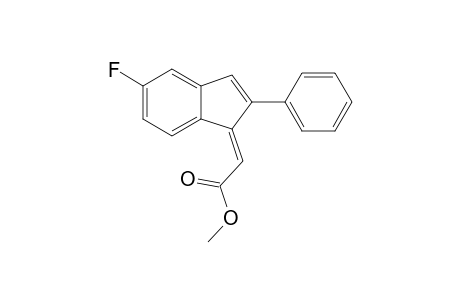 (E)-methyl 2-(5-fluoro-2-phenyl-1H-inden-1-ylidene)acetate