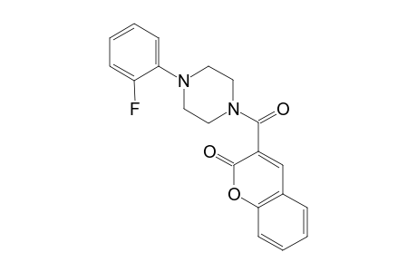 3-[4-(2-fluorophenyl)piperazin-1-yl]carbonylchromen-2-one