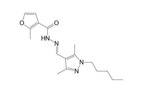 N'-[(E)-(3,5-Dimethyl-1-pentyl-1H-pyrazol-4-yl)methylidene]-2-methyl-3-furohydrazide