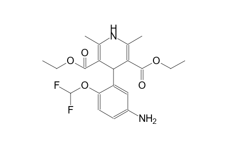 diethyl 4-[5-amino-2-(difluoromethoxy)phenyl]-2,6-dimethyl-1,4-dihydro-3,5-pyridinedicarboxylate