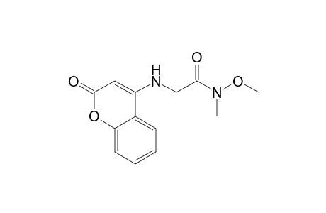 2-[(2-ketochromen-4-yl)amino]-N-methoxy-N-methyl-acetamide