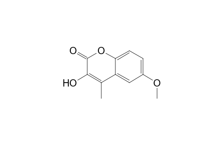3-Hydroxy-6-methoxy-4-methyl-2H-chromen-2-one