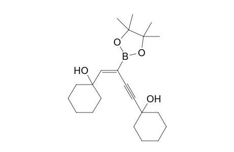 (Z)-1,1'-(2-(4,4,5,5-tetramethyl-1,3,2-dioxaborolan-2-yl)but-1-en-3-yne-1,4-diyl)dicyclohexanol